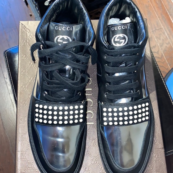 Brand New Limited Edition Gucci Mid Top Sneakers Men’s Size 11.5 - Picture 4 of 13